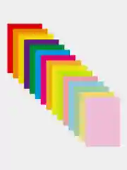 Цветная бумага Brauberg Multicolor, 116648, двусторонняя для принтера, школы А4 15 цв 150л