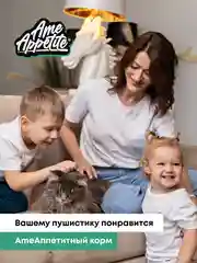 AmeAppetite сухой корм с говядиной для взрослых стерилизованных кошек от 1 года