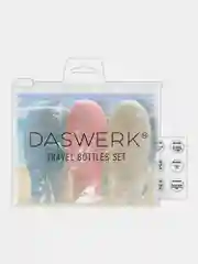 Дорожный набор флаконов Daswerk, 609297, 3 шт 60 мл баночек для шампуня, мыла, косметики