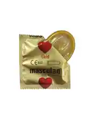 Презервативы Masculan Gold №10, золотого цвета, с ароматом ванили, 10 шт