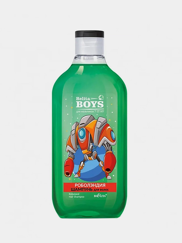 Шампунь для волос Belita Boys "Роболэндия", для мальчиков 7-10 лет, 300 мл