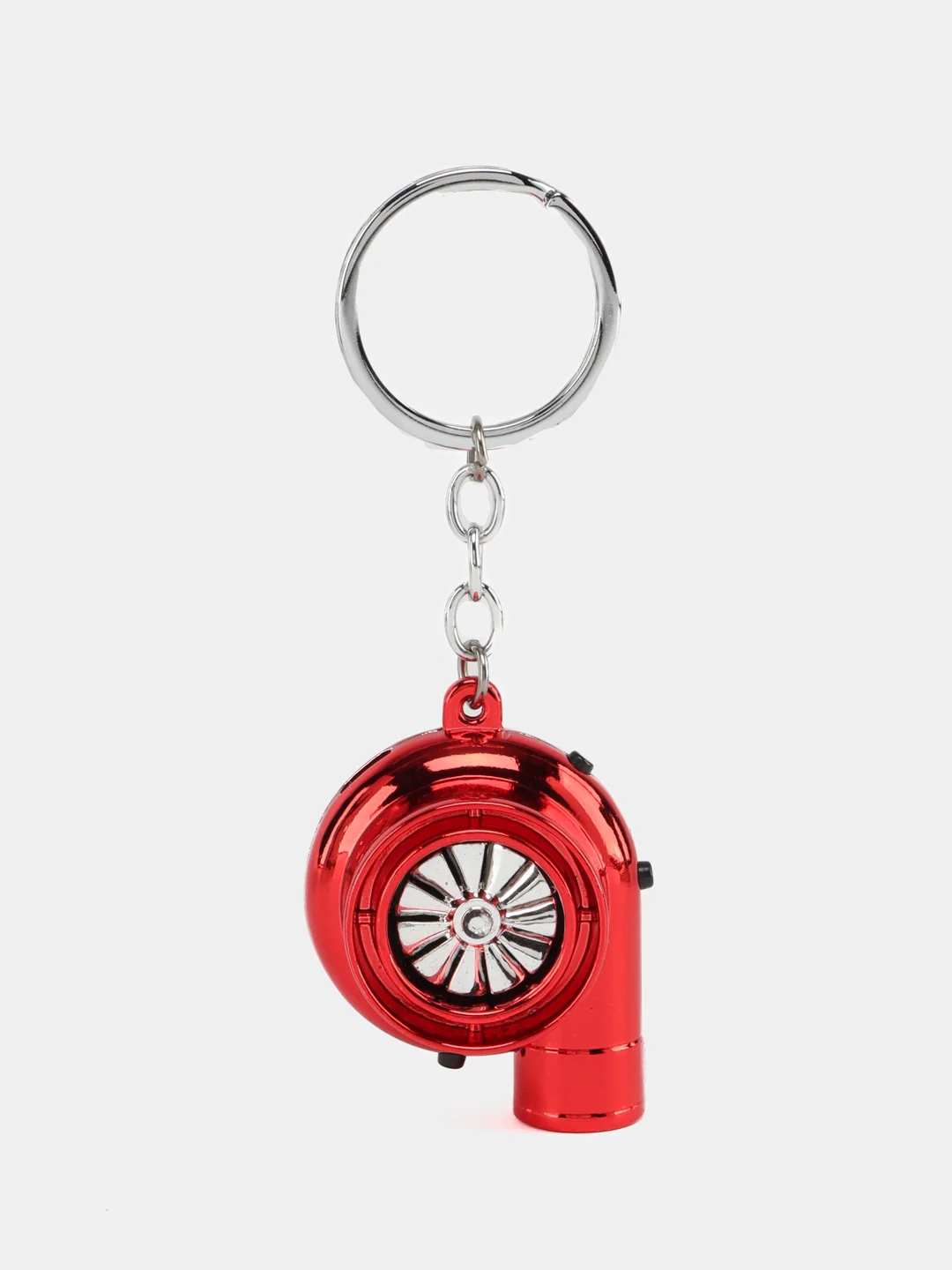 Красный брелок "Турбина"-зажигалка USB. Подвеска для ключей 5 цветов