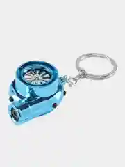 Синий брелок "Турбина"-зажигалка USB. Подвеска для ключей 5 цветов