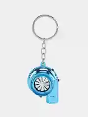 Синий брелок "Турбина"-зажигалка USB. Подвеска для ключей 5 цветов