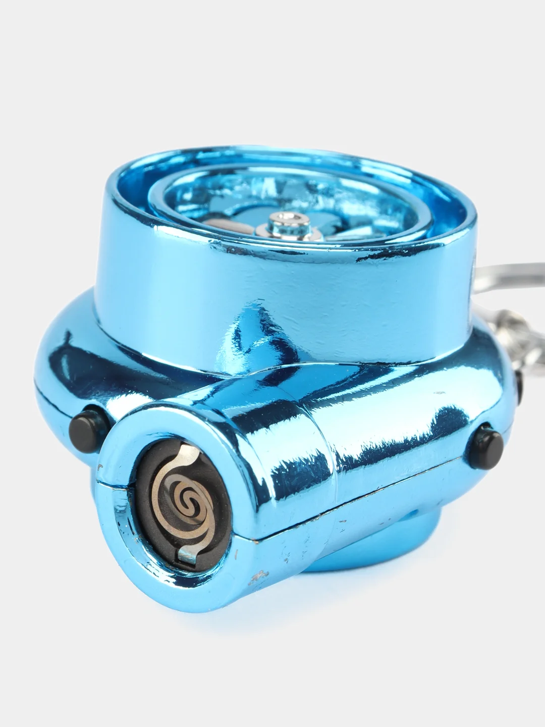 Синий брелок "Турбина"-зажигалка USB. Подвеска для ключей 5 цветов