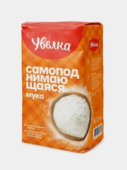 Мука пшеничная Увелка Самоподнимающаяся, хлебопекарная, кондитерская, 2 кг