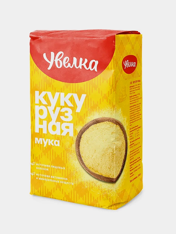 Мука кукурузная Увелка, 500 г