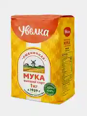 Мука пшеничная Увелка, высший сорт, 1кг