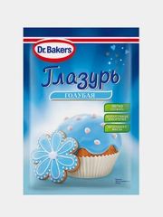 Глазурь Dr. Bakers, голубая, 90 г
