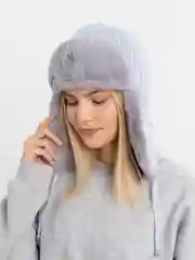 Ледяной шапка ушанка женская, зимняя