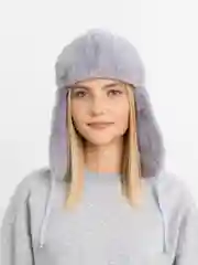 Ледяной шапка ушанка женская, зимняя