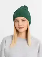 Зеленый шапка женская бини