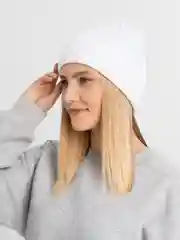 Белый шапка женская бини