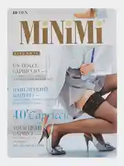 Чулки Minimi Capriccio с ажурной резинкой