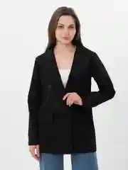 Черный пиджак классический женский