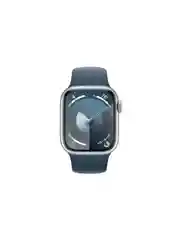 Смарт-часы Apple Watch S9 Silver Aluminium Storm Blue Sport Band