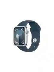 Смарт-часы Apple Watch S9 Silver Aluminium Storm Blue Sport Band