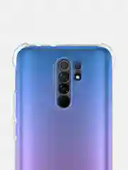 Чехол для Xiaomi Redmi 9 / POCO M2, с усиленными углами, силиконовый, прозрачный