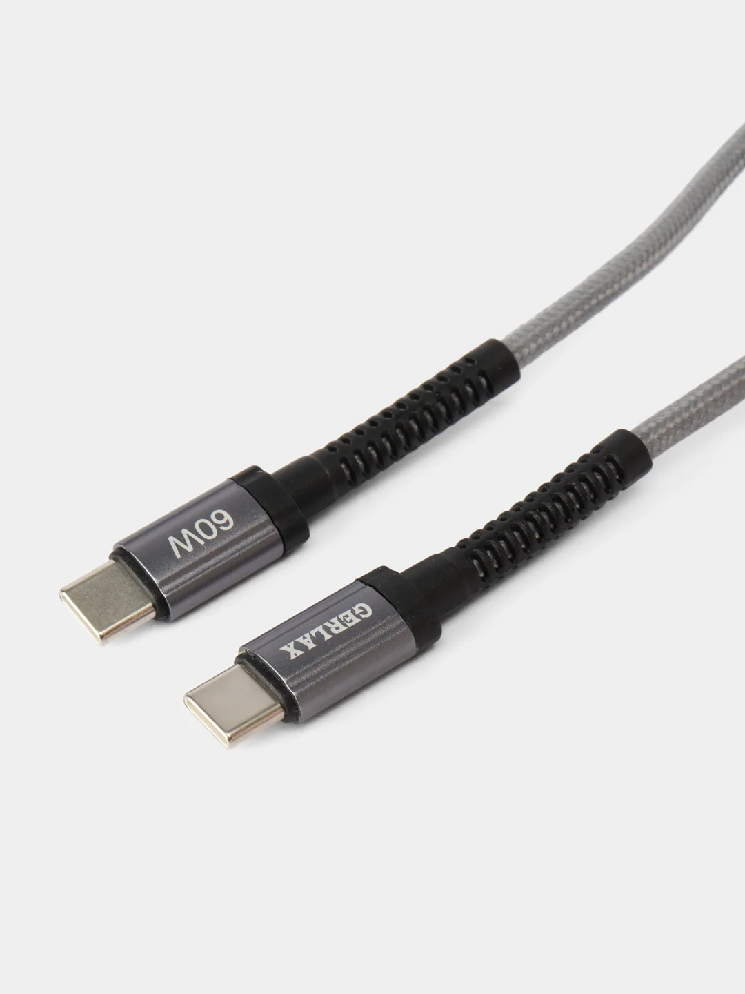 Зарядный кабель плетеный Type-C Type-C 60W для быстрой зарядки 6А для Андроид