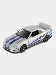 Белый nissan Skyline GTR34 M266 A4473