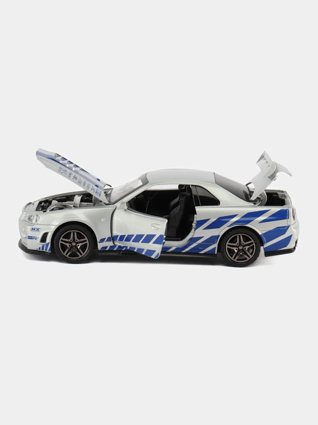 Белый nissan Skyline GTR34 M266 A4473