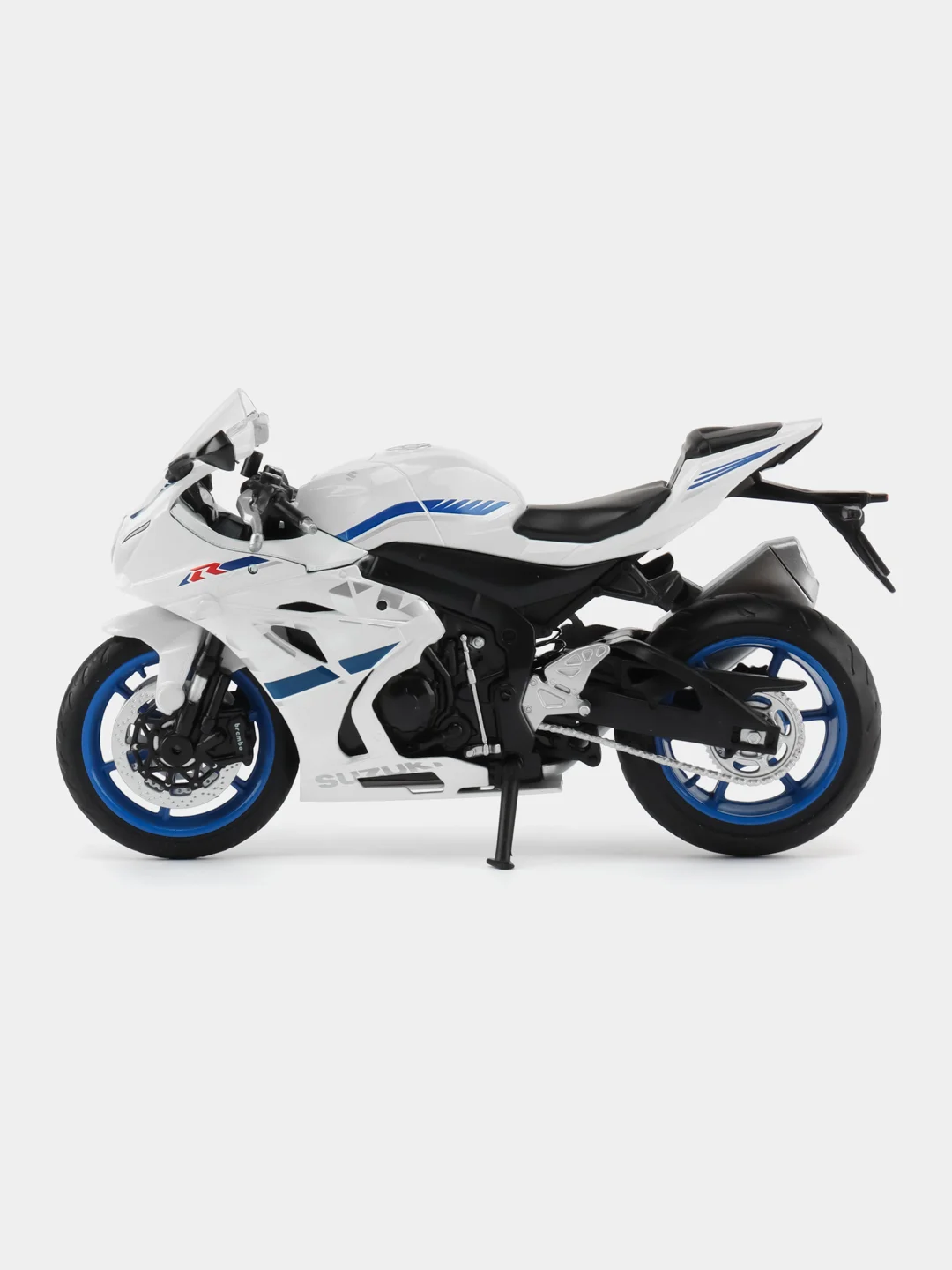 Мотоцикл металл. 1:12 Suzuki GSX-R1000, белый, в/к 7,1 х 11,7 х 20,6 см JB1251605