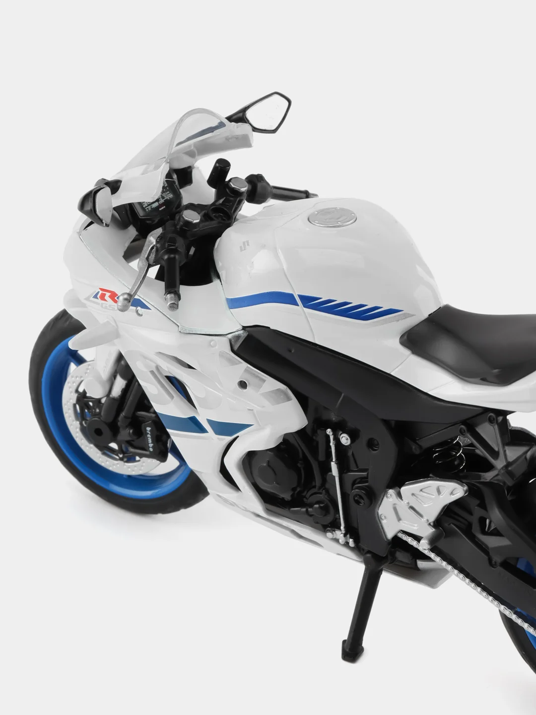 Мотоцикл металл. 1:12 Suzuki GSX-R1000, белый, в/к 7,1 х 11,7 х 20,6 см JB1251605