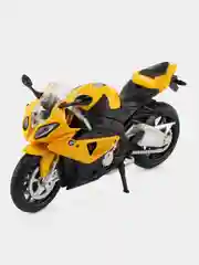 Мотоцикл металл. 1:12 BMW S1000RR, желтый, в/к 7,1*11,7*20,6 см JB1251606