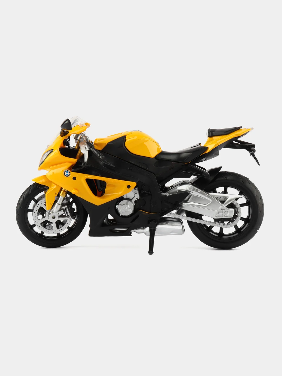 Мотоцикл металл. 1:12 BMW S1000RR, желтый, в/к 7,1*11,7*20,6 см JB1251606