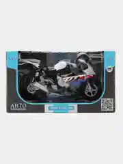 Мотоцикл металл. 1:12 BMW S1000RR, белый, в/к 7,1*11,7*20,6 см JB1251607