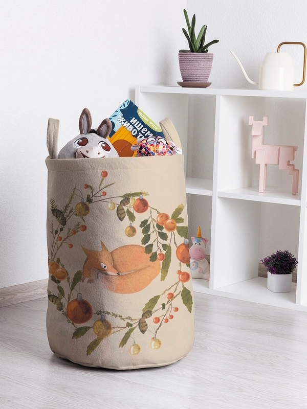 Корзина для игрушек "Лиса, лисичка, лис..." 45л