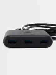 Хаб USB-A 4 в 1 UGREEN CR113, 4xUSB-A 3.0, доп. питание USB-C, кабель 1 м, 20291