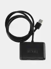 Хаб USB-A 4 в 1 UGREEN CR113, 4xUSB-A 3.0, доп. питание USB-C, кабель 1 м, 20291