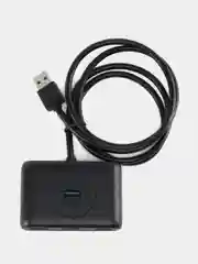 Хаб USB-A 4 в 1 UGREEN CR113, 4xUSB-A 3.0, доп. питание USB-C, кабель 1 м, 20291