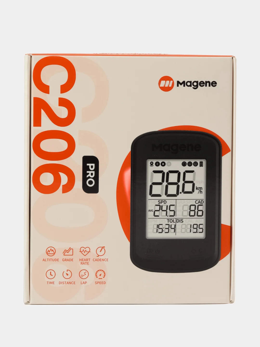 Беспроводной GPS велокомпьютер Magene C206 Pro