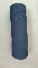 Синий меланж хлопковый шнур 200 м, 3 мм