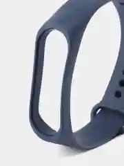 Темно-синий силиконовый ремешок Xiaomi Mi Band 3/4 (Фитнес-браслет)