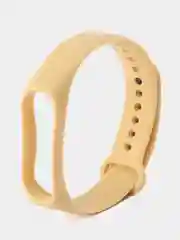 Бронзовый силиконовый ремешок Xiaomi Mi Band 3/4 (Фитнес-браслет)