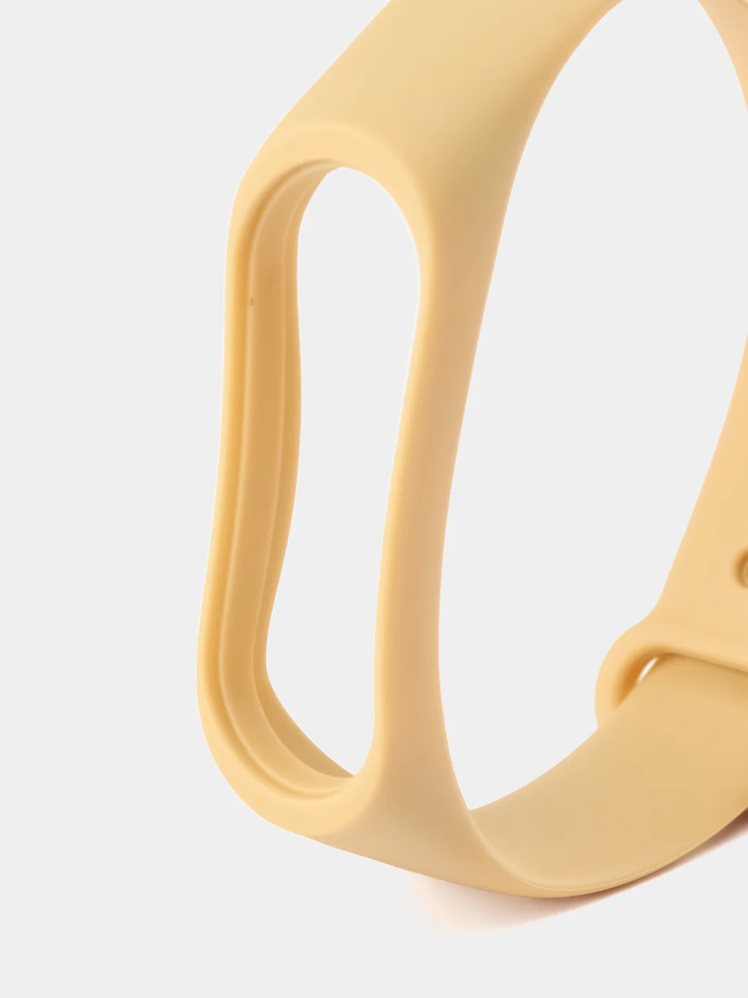 Бронзовый силиконовый ремешок Xiaomi Mi Band 3/4 (Фитнес-браслет)