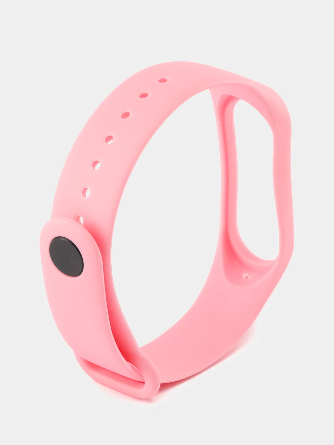 Розовый силиконовый ремешок Xiaomi Mi Band 3/4 (Фитнес-браслет)