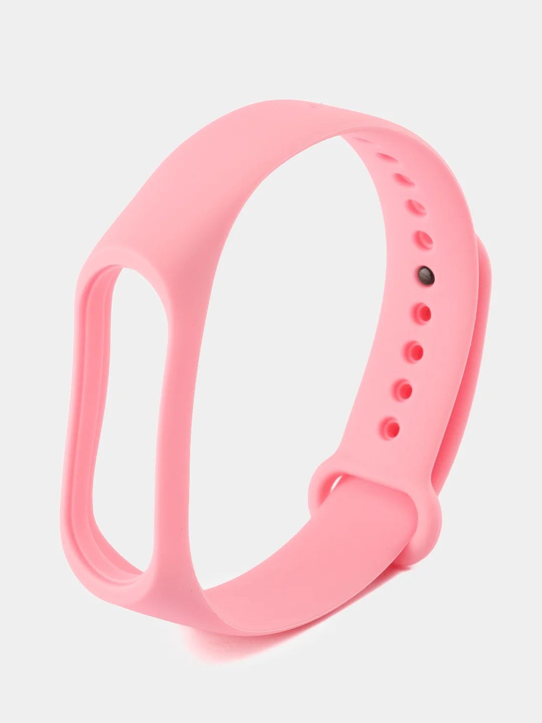 Розовый силиконовый ремешок Xiaomi Mi Band 3/4 (Фитнес-браслет)