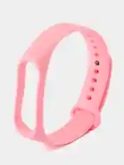 Розовый силиконовый ремешок Xiaomi Mi Band 3/4 (Фитнес-браслет)