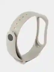 Серый силиконовый ремешок Xiaomi Mi Band 3/4 (Фитнес-браслет)
