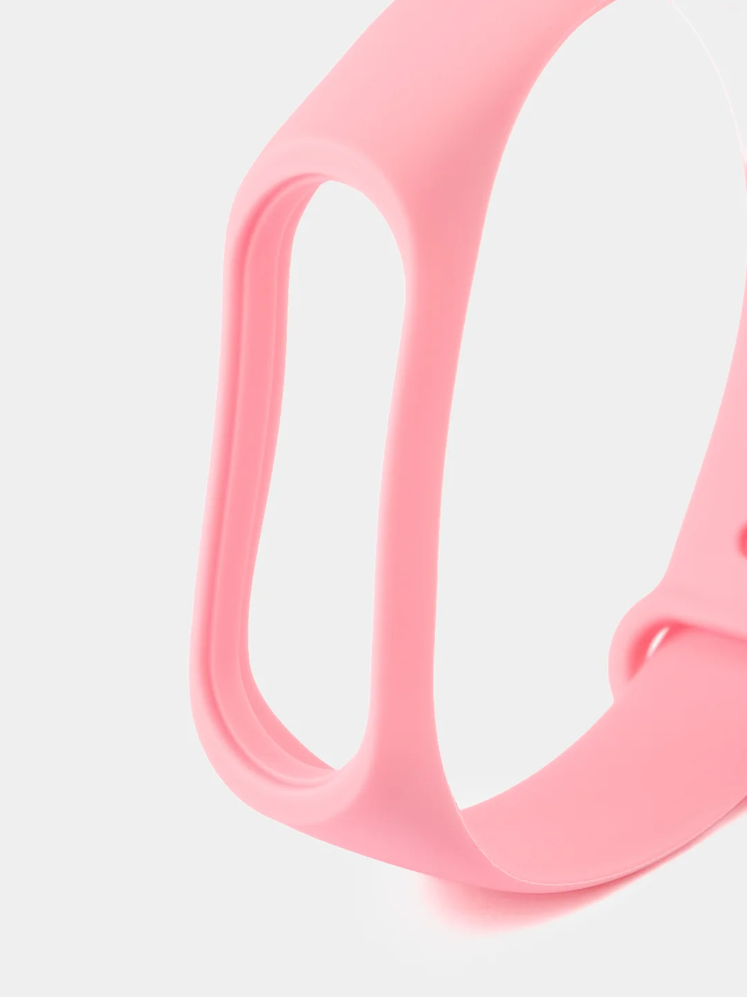 Розовый силиконовый ремешок Xiaomi Mi Band 3/4 (Фитнес-браслет)