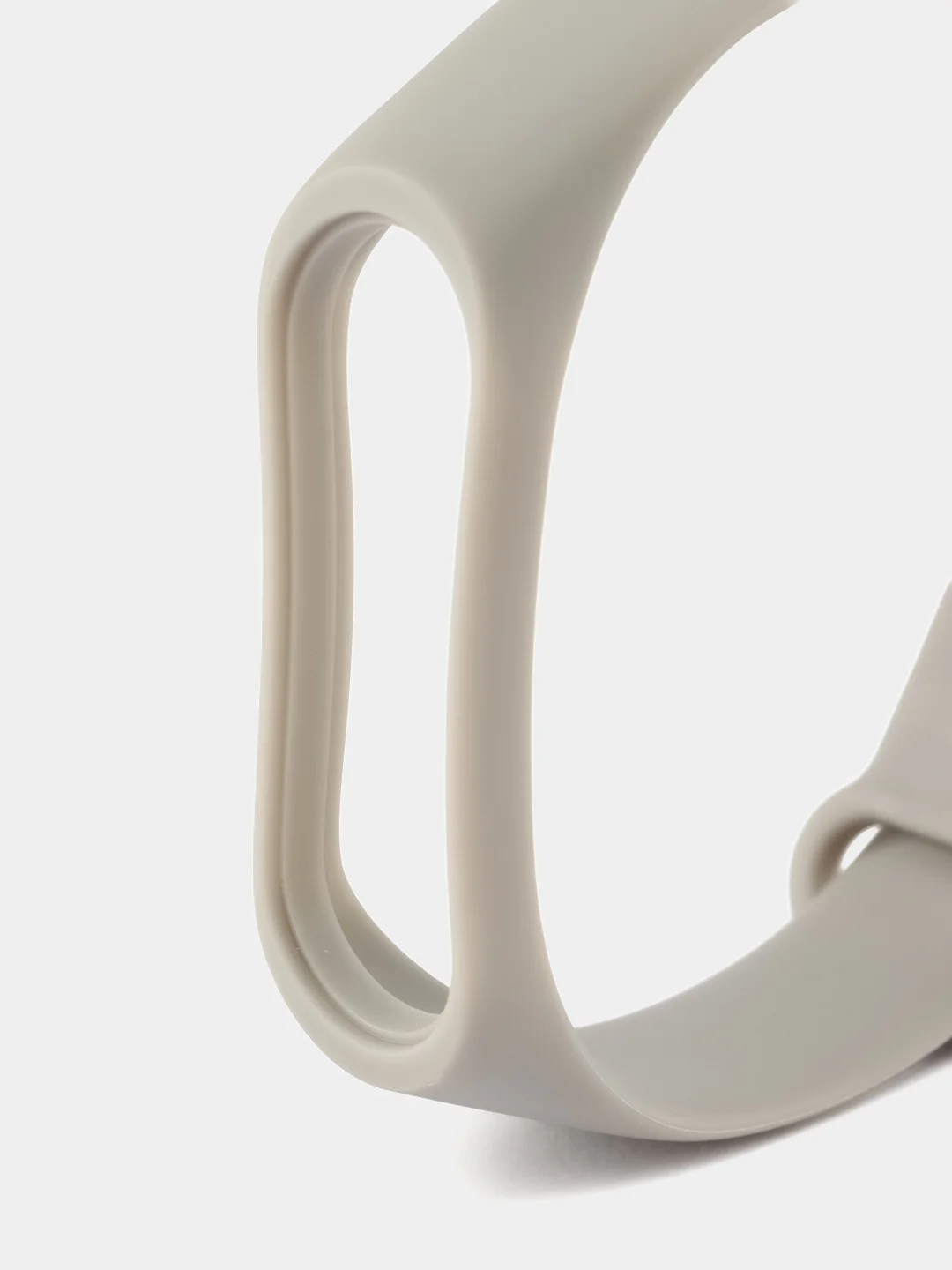 Серый силиконовый ремешок Xiaomi Mi Band 3/4 (Фитнес-браслет)