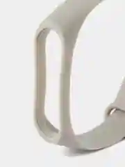 Серый силиконовый ремешок Xiaomi Mi Band 3/4 (Фитнес-браслет)