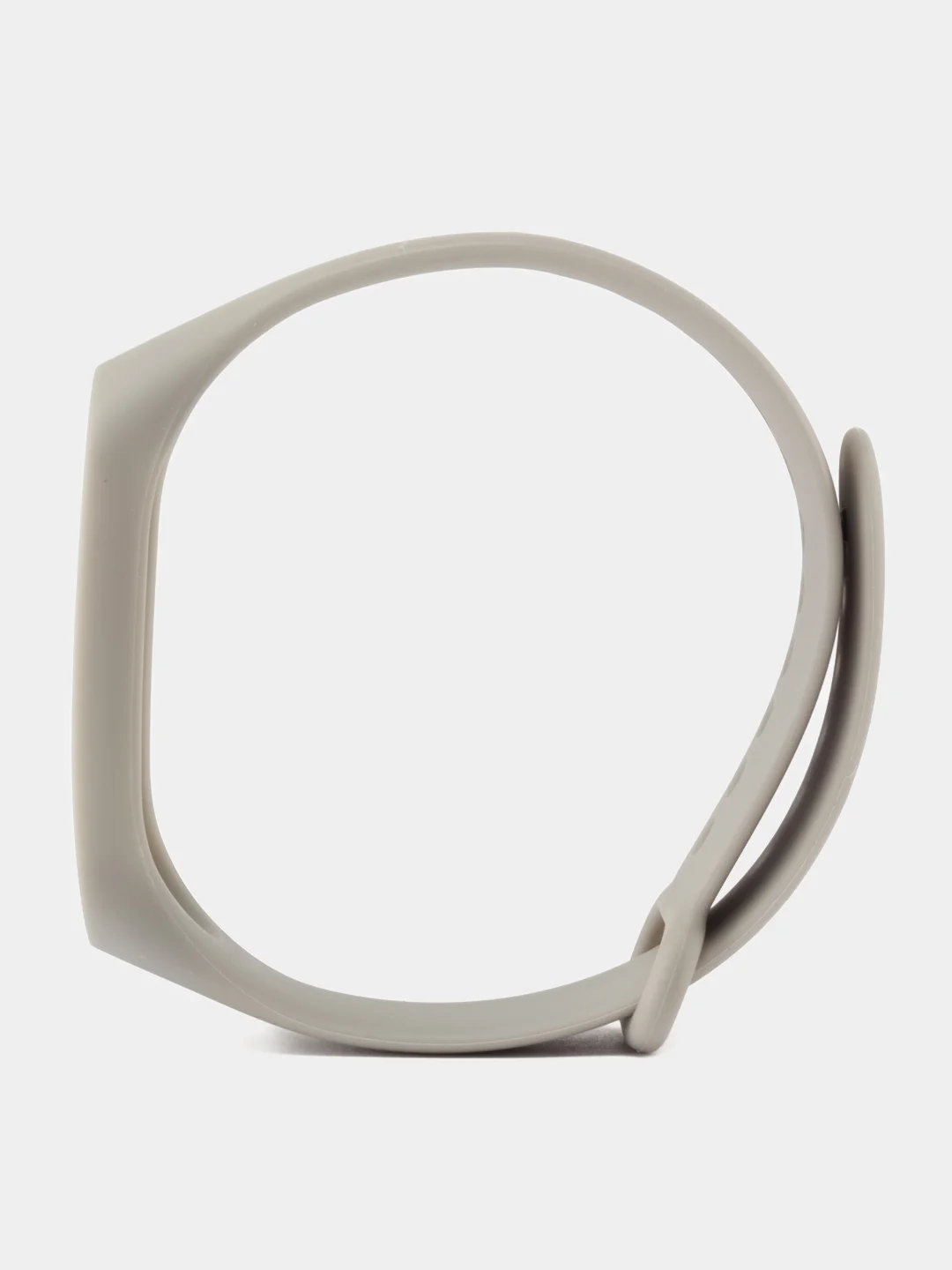 Серый силиконовый ремешок Xiaomi Mi Band 3/4 (Фитнес-браслет)