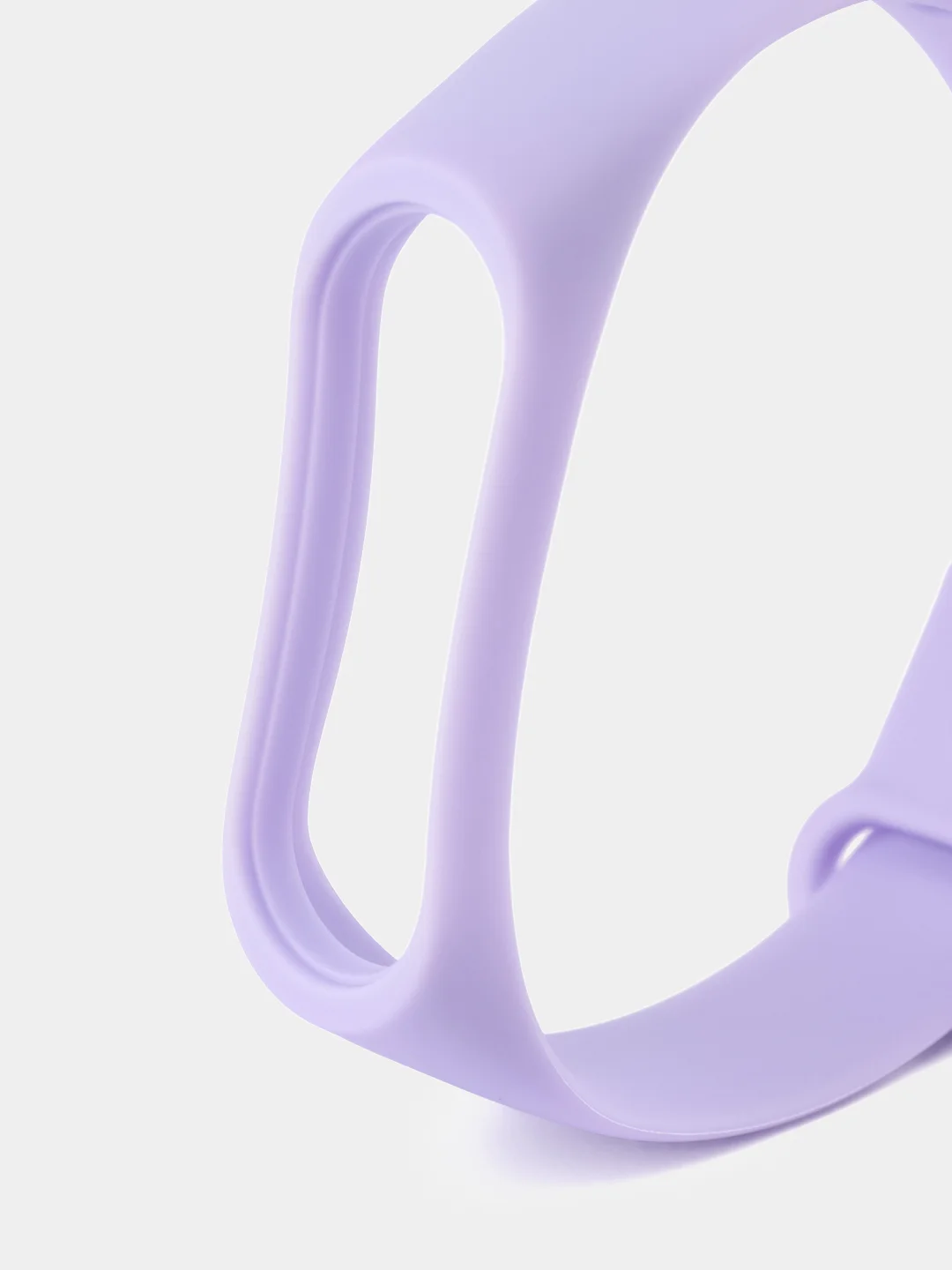 Лавандовый силиконовый ремешок Xiaomi Mi Band 3/4 (Фитнес-браслет)