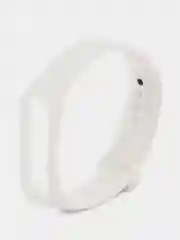 Белый силиконовый ремешок Xiaomi Mi Band 3/4 (Фитнес-браслет)