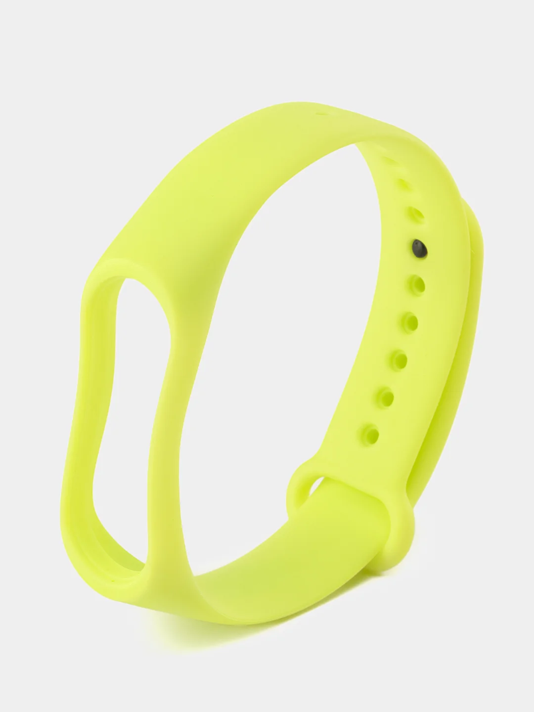 Лимонный силиконовый ремешок Xiaomi Mi Band 3/4 (Фитнес-браслет)